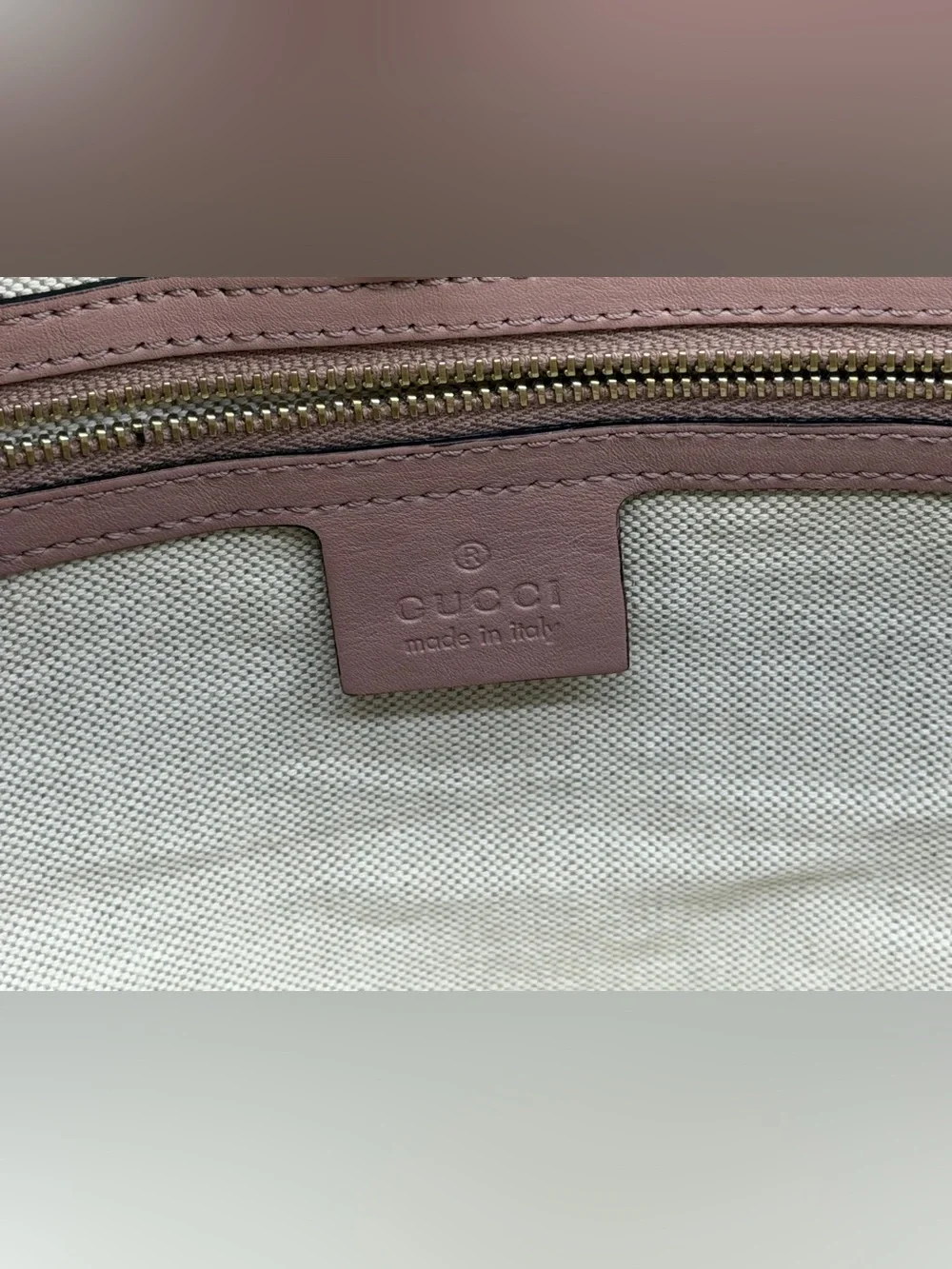 Gucci Microguccisimma Nice Patent leather tote bag